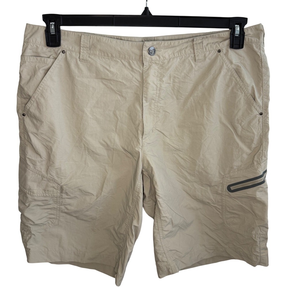 Columbia Sportswear GRT Shorts‎ Khaki Tan Outdoor Utility Cargo Men's Size 38
